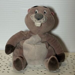 Vintage Disney Store Gopher Winnie The Pooh Mini Bean Bag Beanie Plush Doll 5”